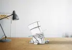 Luce notturna teschio in papercraft 3D