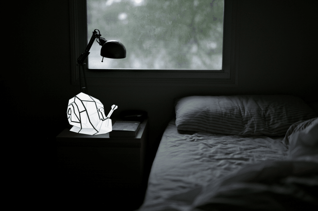 Veilleuse escargot en papercraft 3D