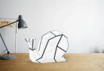 Veilleuse escargot en papercraft 3D