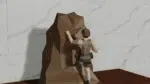Escalador em papercraft 3D