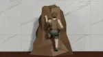 Escalador em papercraft 3D
