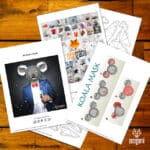 Papercraft sea turtle in 3D origami