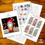 Papercraft papa Noël en origami