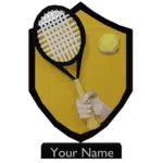 Troféetennis in papercraft 3D, weergave 4