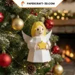Ange de Noel papercraft 3D