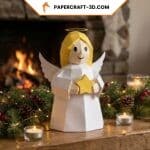 Ange de Noel papercraft 3D