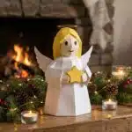 Ange de Noël papercraft 3D, modèle 3D