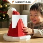 3D Papercraft Santa Hat
