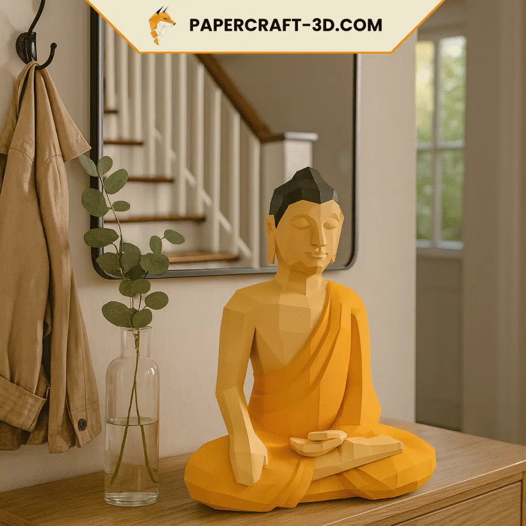 Bouddha en Papercraft 3D