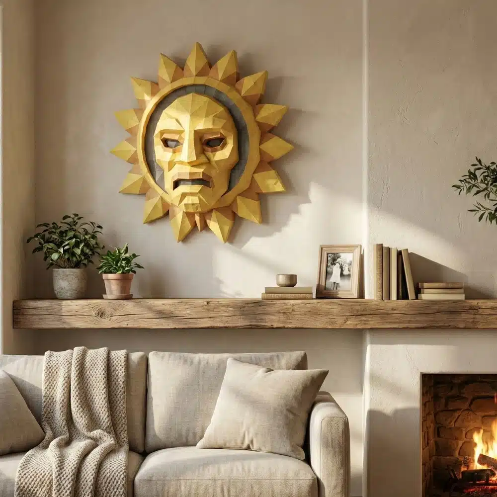 Maschera Totem Sole, vista 2