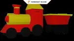 Piccolo trenino di Natale in papercraft 3D