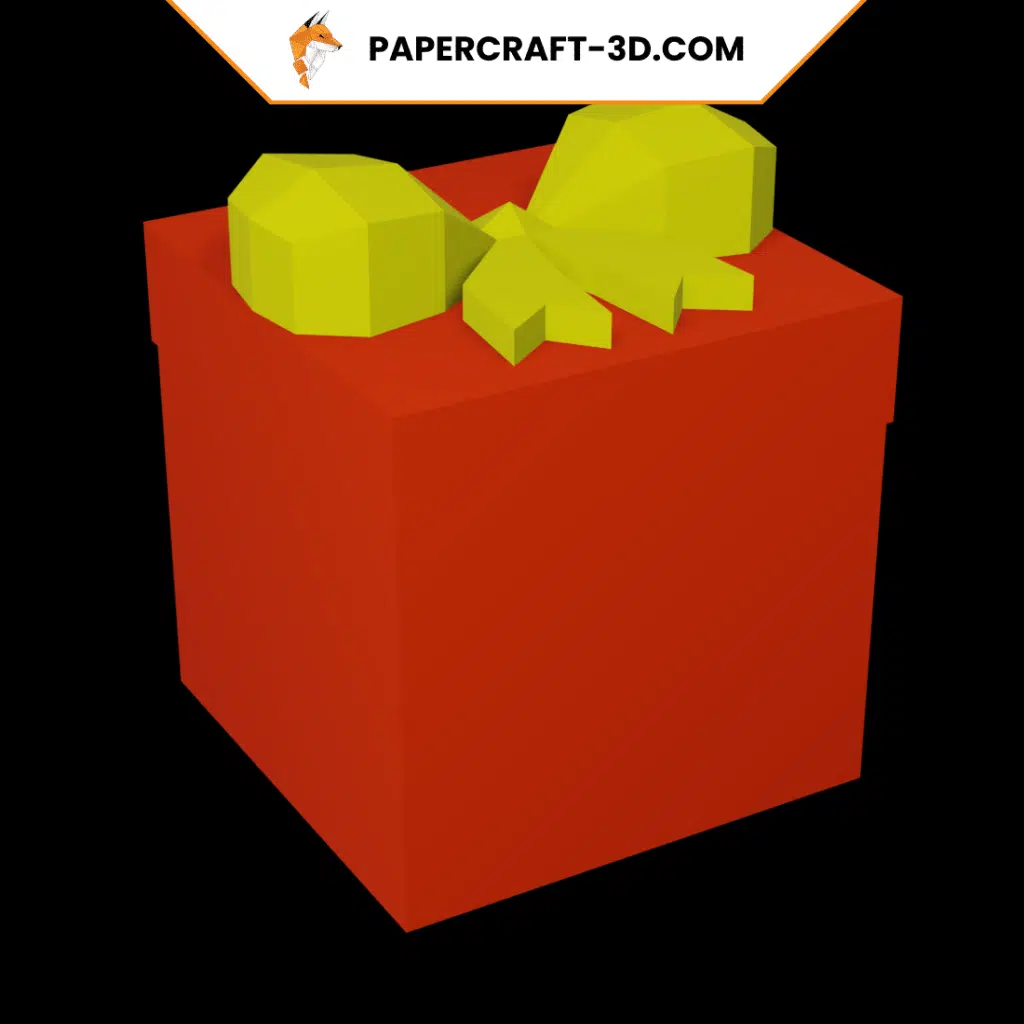 Cadeau de Noël en Papercraft 3D
