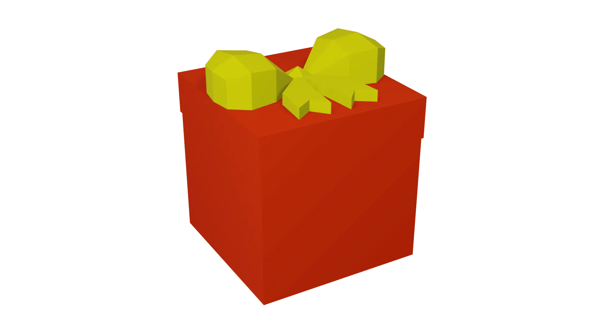 Cadeau de Noël en Papercraft 3D, vue 5