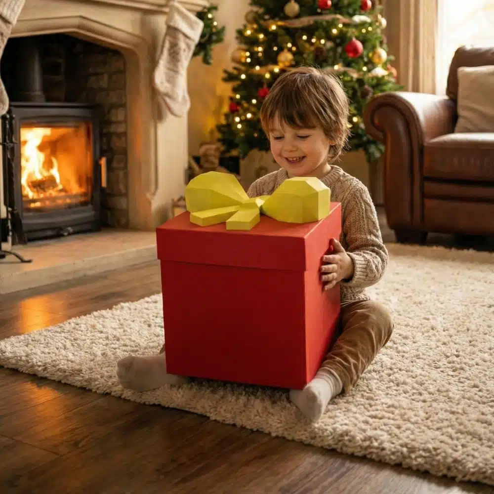 Cadeau de Noël en Papercraft 3D