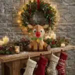 Rena de Natal em papercraft 3D