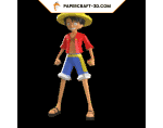 Luffy de One Piece en Papercraft 3D