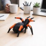 Araña en papercraft 3D