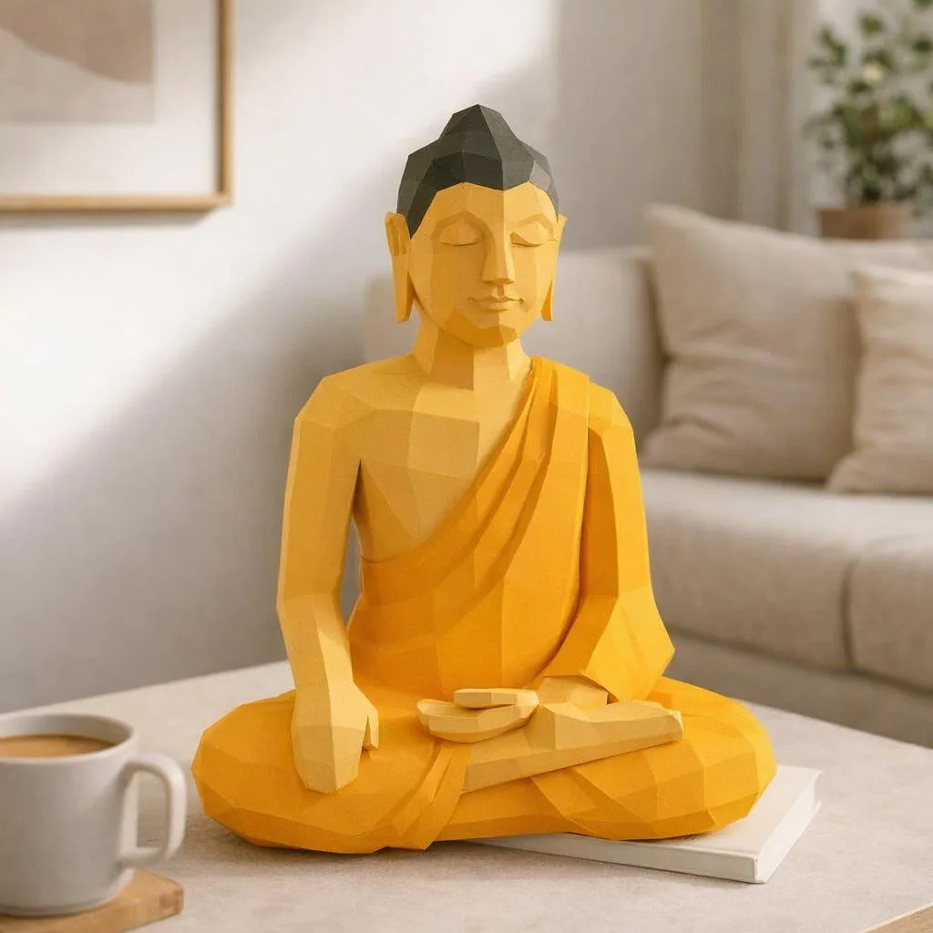 Buddha in Papercraft 3D
