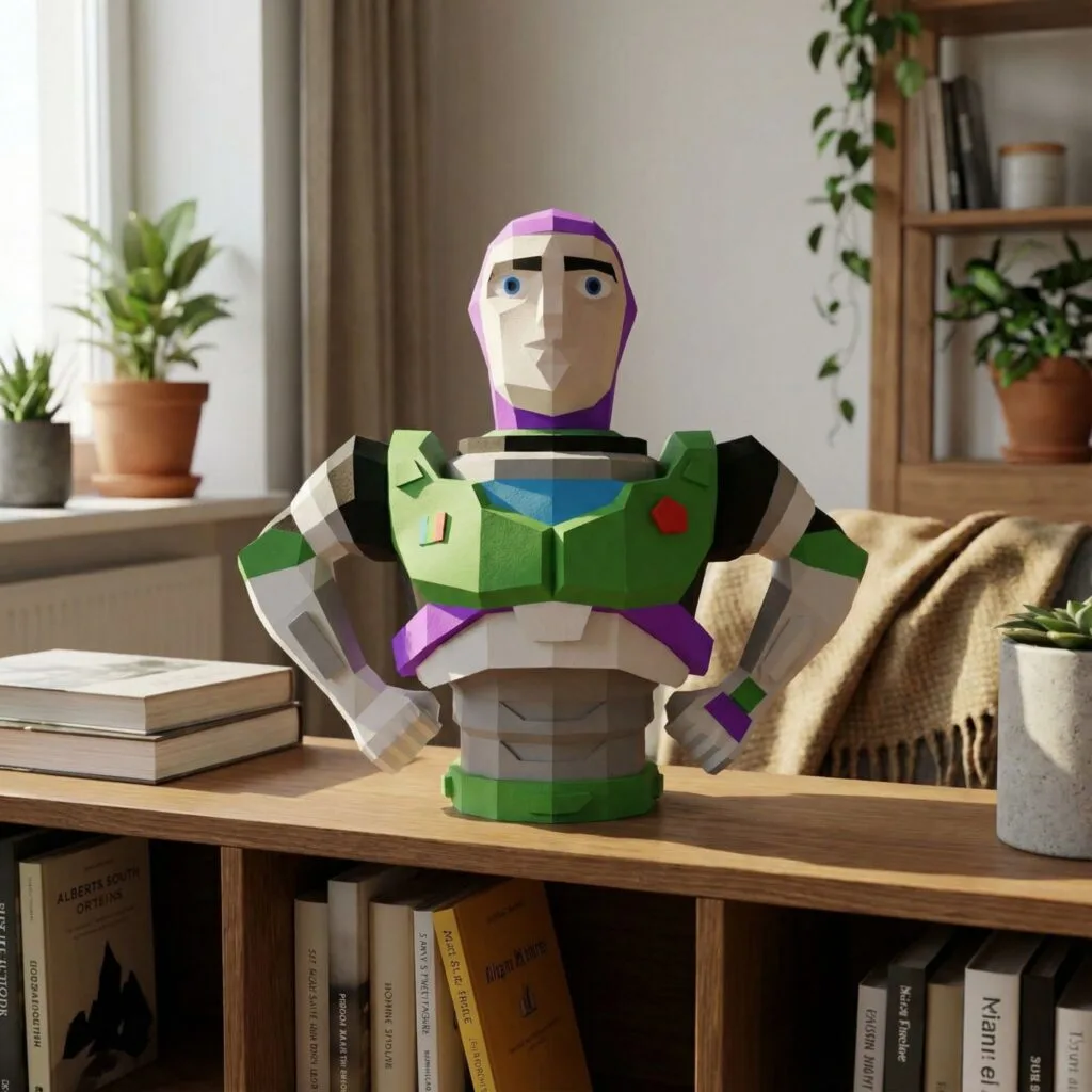 Buzz l'éclair en papercraft 3D