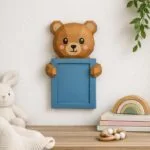 Porta-retrato de ursinho em papercraft 3D