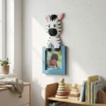 Marco de fotos de cebra en papercraft 3D