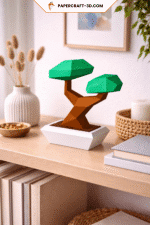 Arbre Bonzaï en papercraft 3D