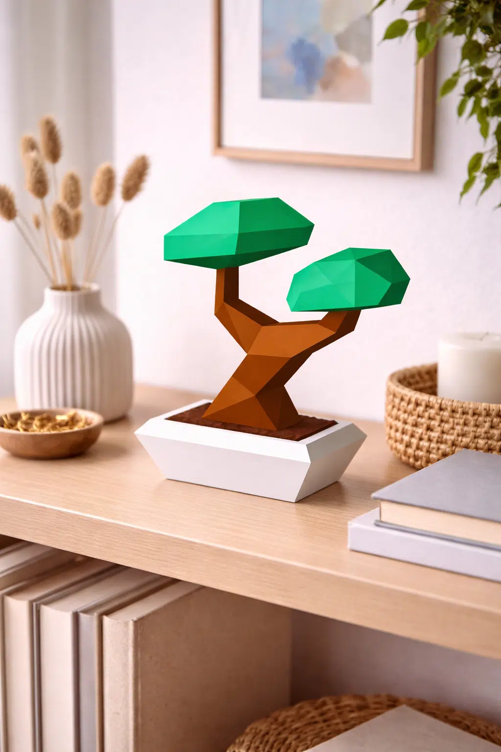 Arbre Bonzaï en papercraft 3D