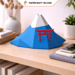 Mont Fuji en papercraft 3D