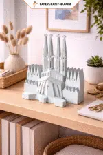 Sagrada Familia in papercraft 3D