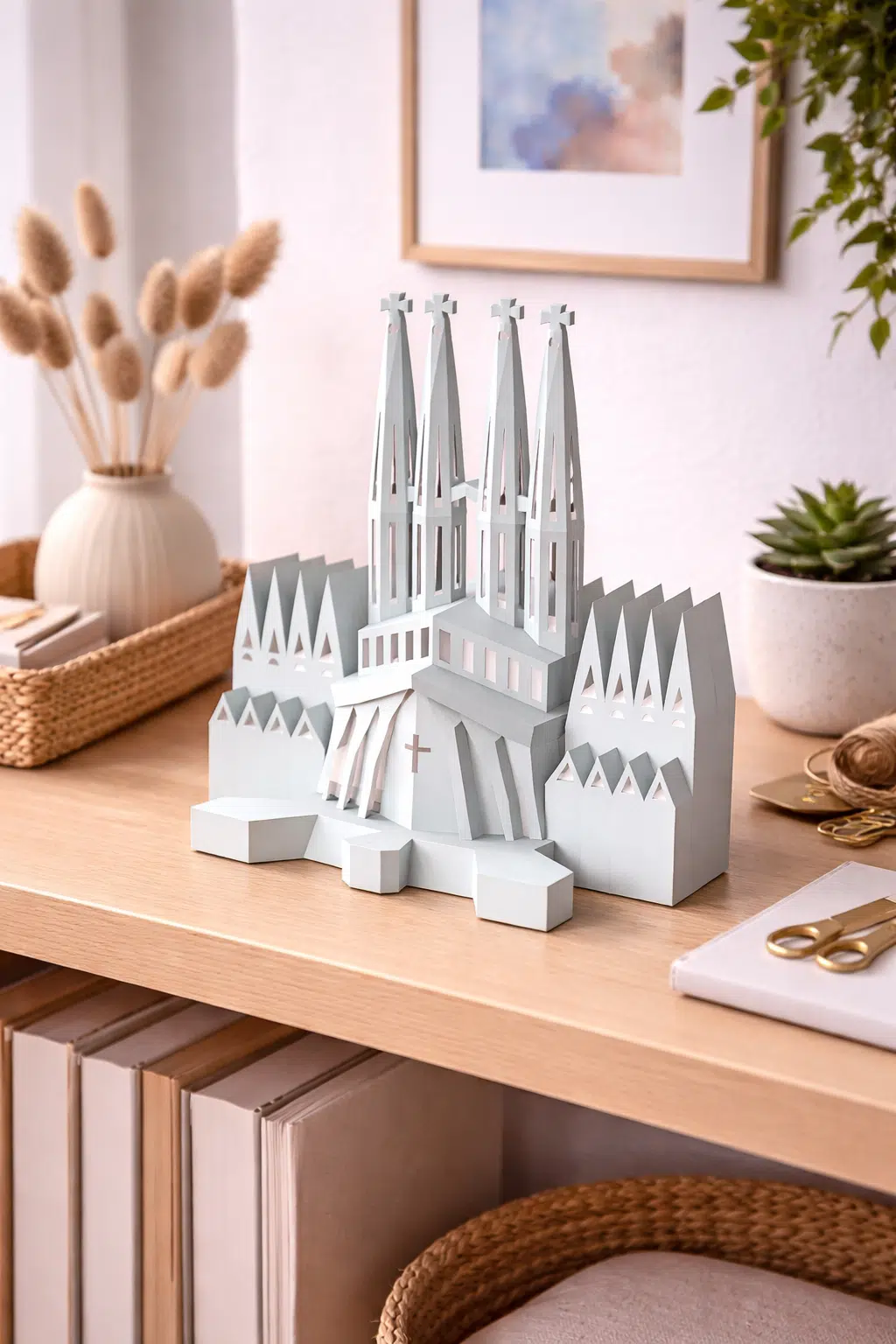 Sagrada Familia in papercraft 3D