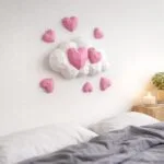 Hearts in a Cloud, papercraft 3D