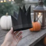 Couronne papercraft 3D Halloween