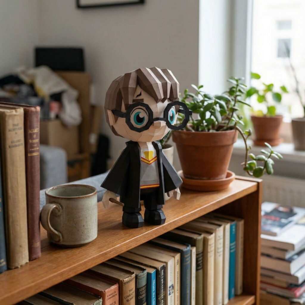 Harry Potter en papercraft 3D