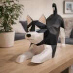 3D Papercraft Husky