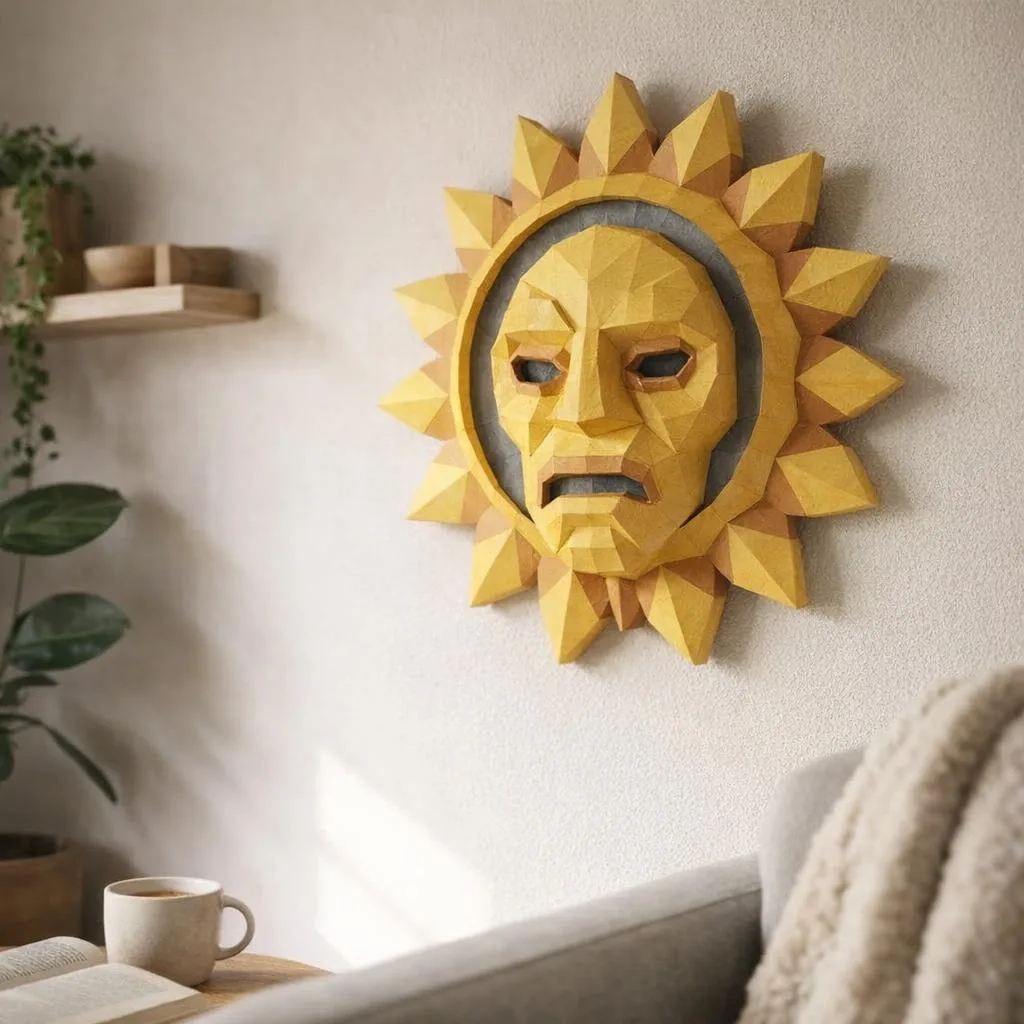 Maschera Totem Sole