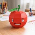 Modelo infantil de manzana