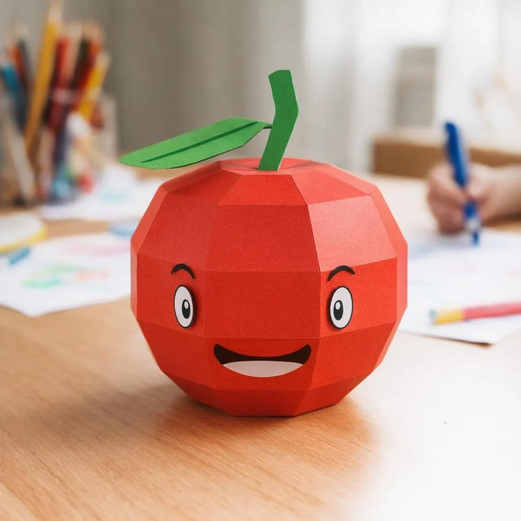 Modello per bambini di mela