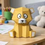 Modelo infantil de urso de pelúcia