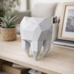 Molaire en papercraft 3D