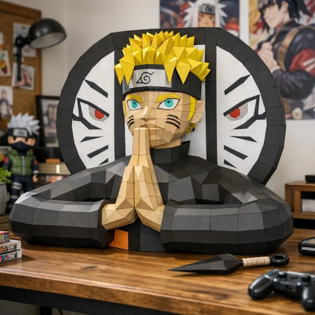 Naruto - Legendärer Ninja als 3D-Papercraft