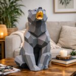 Urso em papercraft 3D para montar