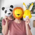 3D-Papercraft-Set Babytiere: Panda, Hase, Löwe, Pinguin und mehr