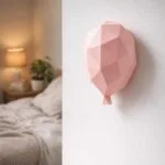 Papercraft 3D ballons à créer – 4 ballons + bonus mural | Modèle PDF Pepakura à assembler soi-même