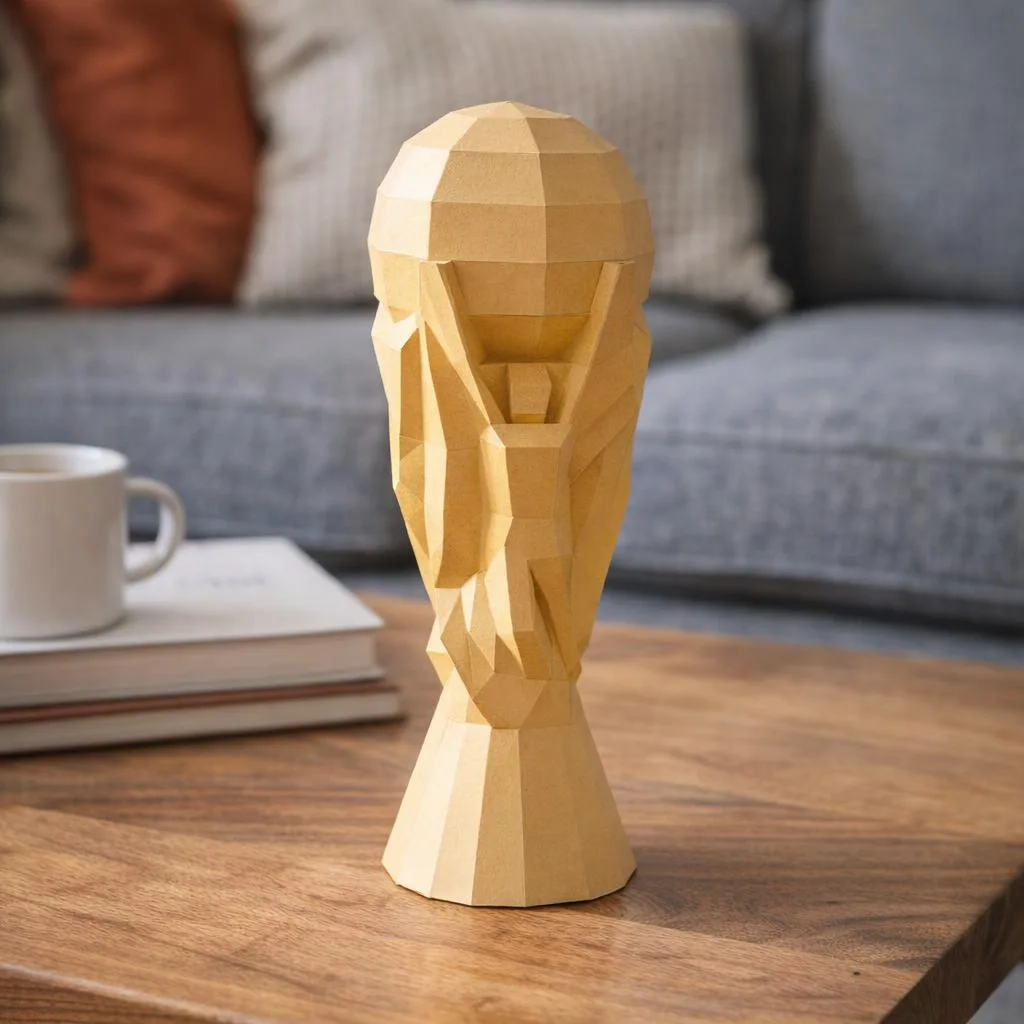 3D-Papercraft Fußballpokal