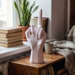 Papercraft 3D dito medio