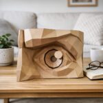 Papercraft 3D ojos izquierdo y derecho