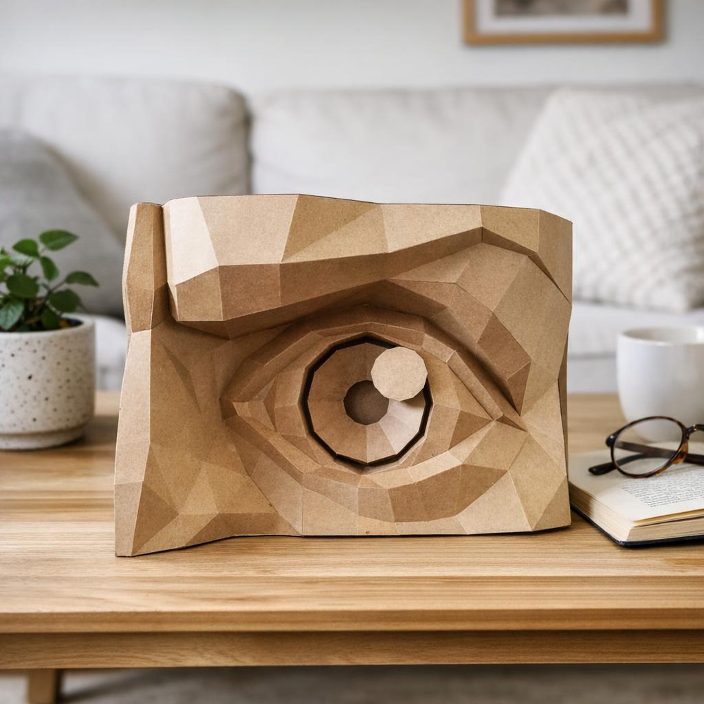 Papercraft 3D yeux gauche et droit