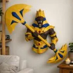 Papercraft Anubis 2 in origami carta 3D: modello PDF FanArt fai-da-te