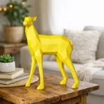 Papercraft biche debout en origami 3D
