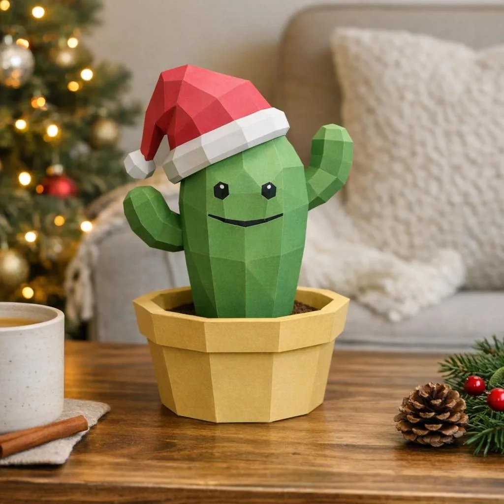 Niedlicher Baby-Hammerhai als 3D-Origami-Papercraft